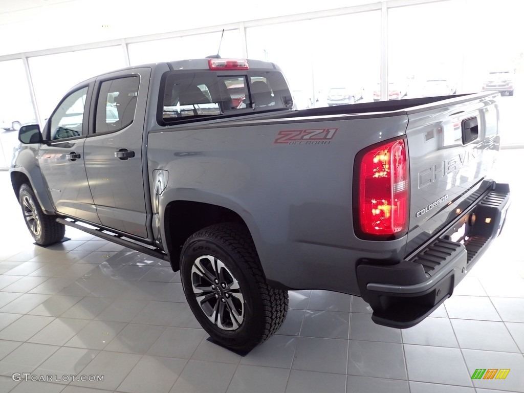 2022 Colorado Z71 Crew Cab 4x4 - Satin Steel Metallic / Jet Black photo #6