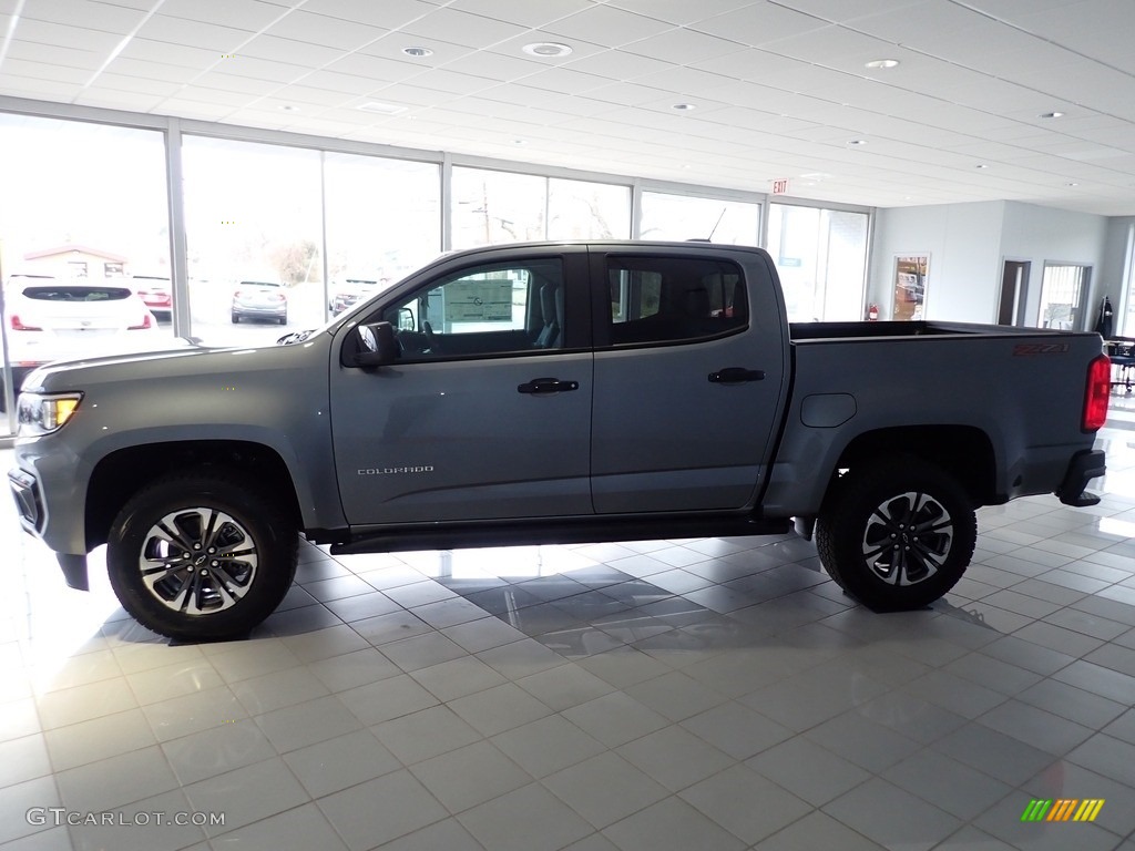 2022 Colorado Z71 Crew Cab 4x4 - Satin Steel Metallic / Jet Black photo #7
