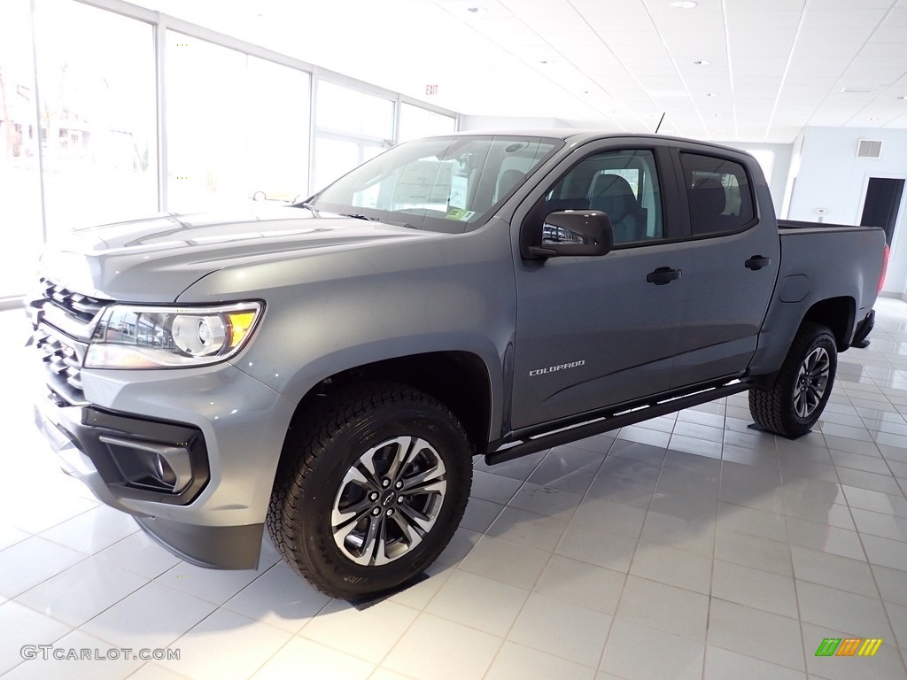 2022 Colorado Z71 Crew Cab 4x4 - Satin Steel Metallic / Jet Black photo #8