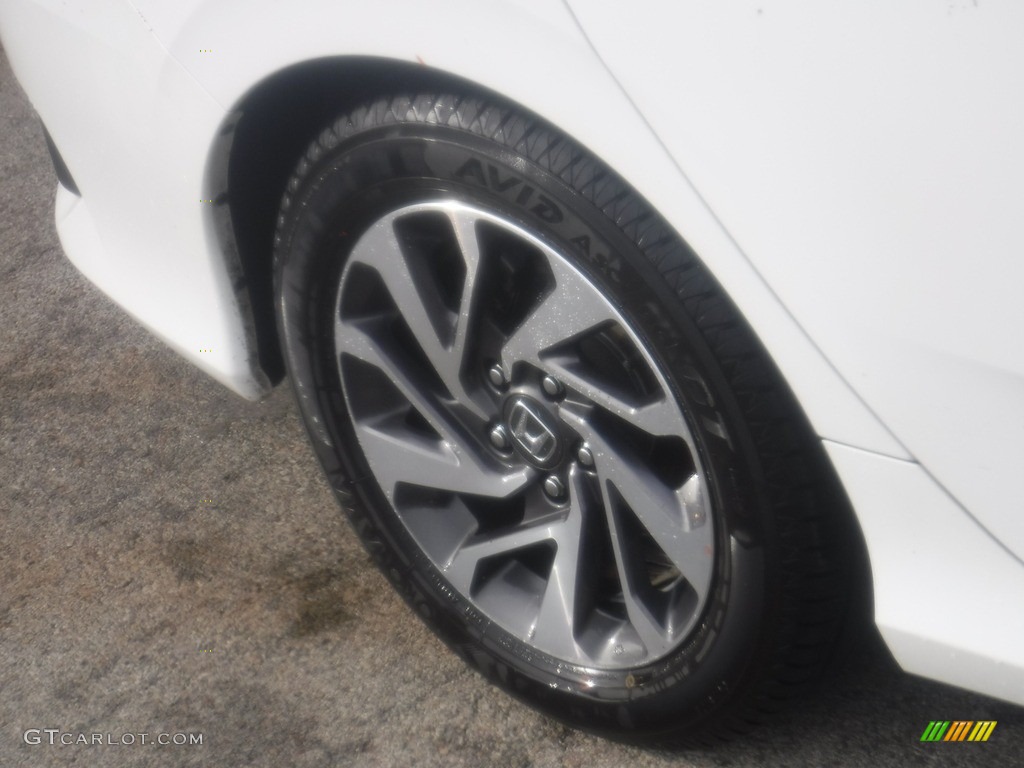 2017 Civic EX Sedan - White Orchid Pearl / Ivory photo #4