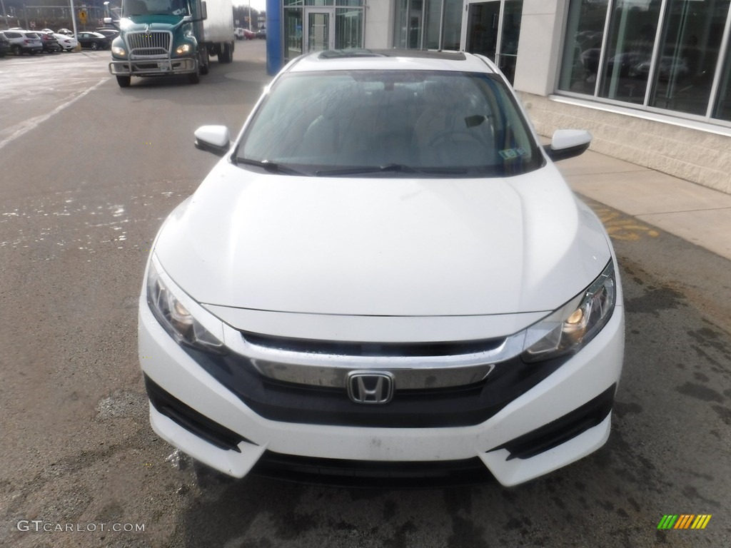 2017 Civic EX Sedan - White Orchid Pearl / Ivory photo #5