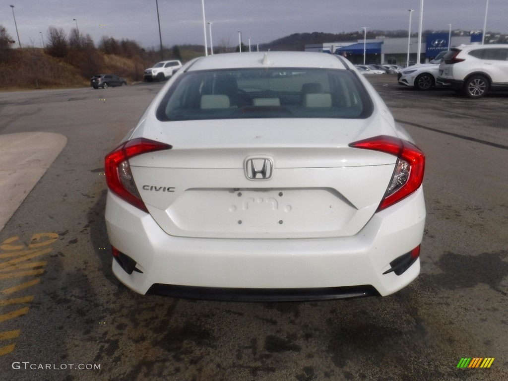 2017 Civic EX Sedan - White Orchid Pearl / Ivory photo #9