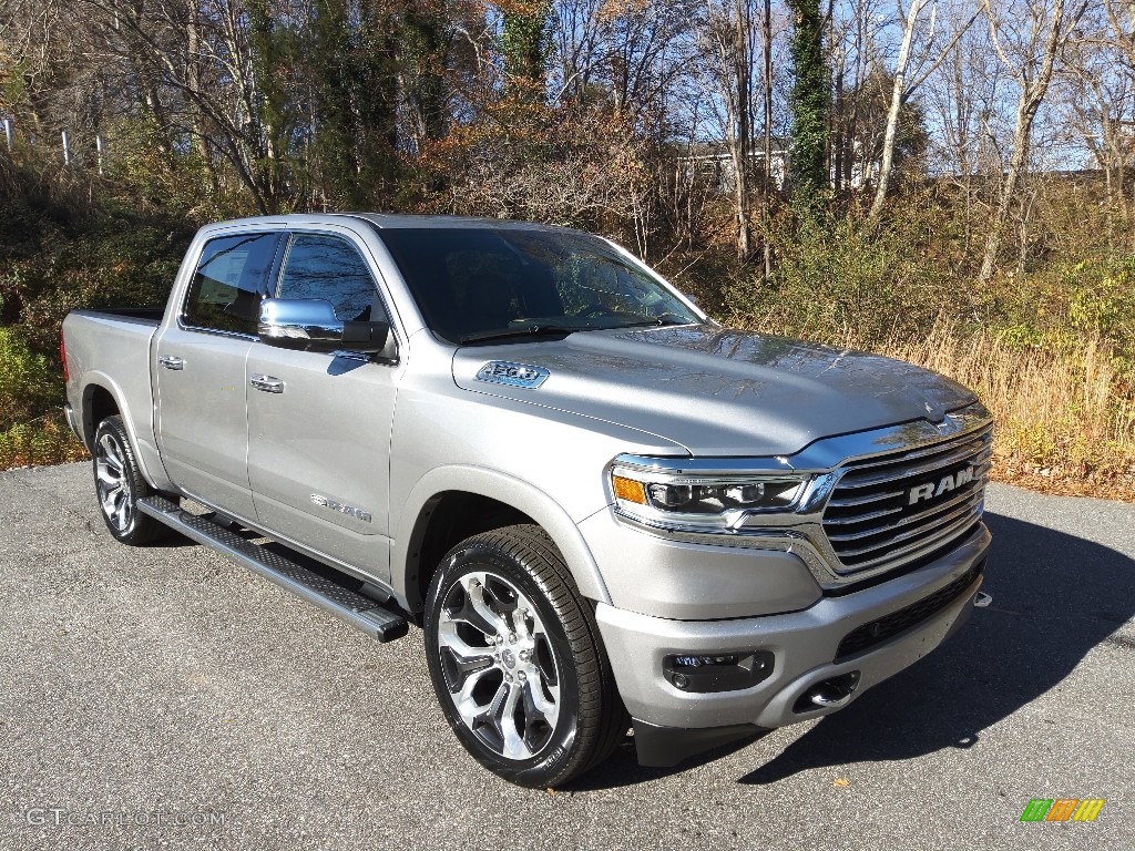 Billet Silver Metallic 2022 Ram 1500 Limited Longhorn Crew Cab 4x4 Exterior Photo #145237879