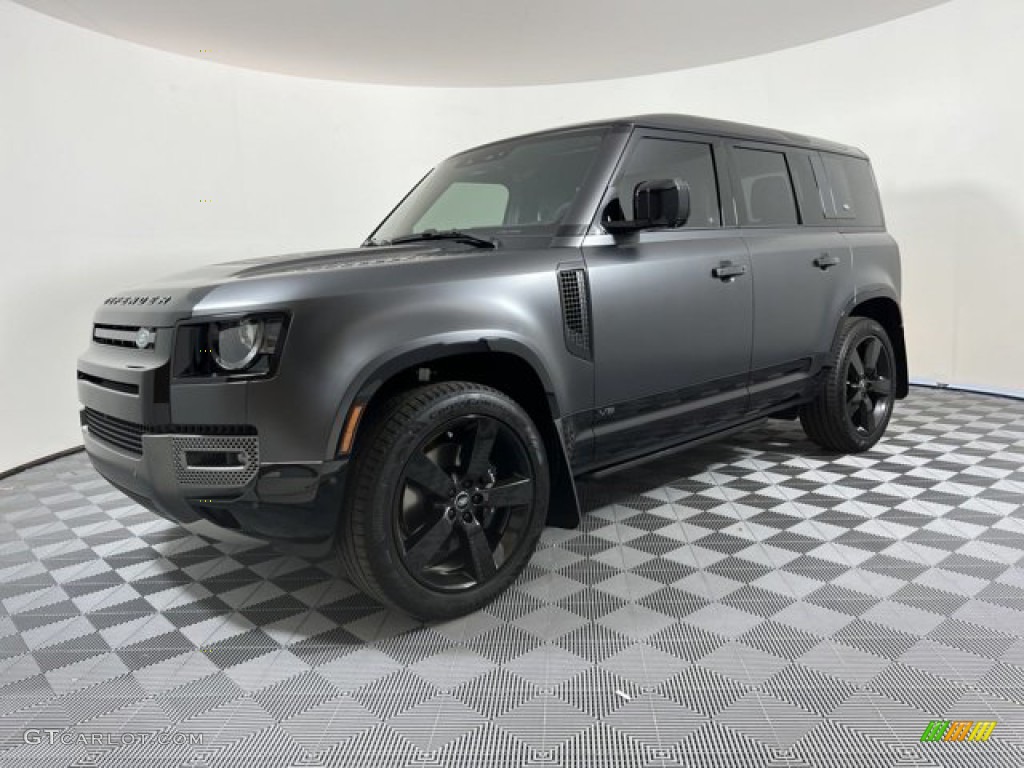 Carpathian Gray Metallic 2023 Land Rover Defender 110 V8 Exterior Photo #145238867