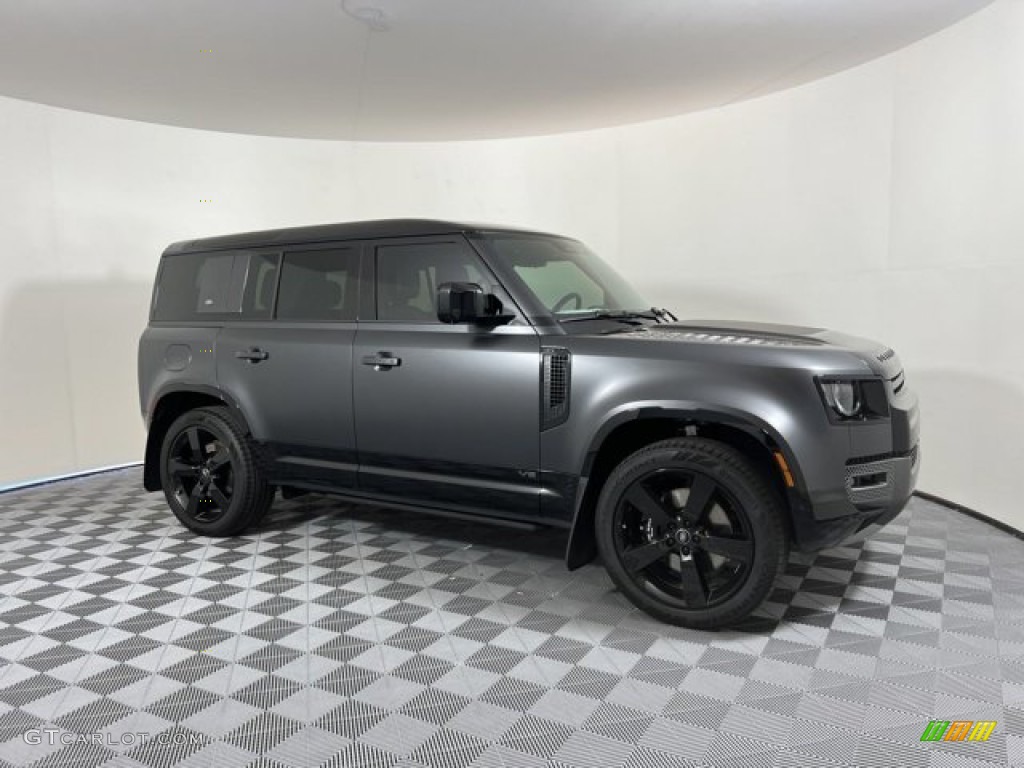 Carpathian Gray Metallic 2023 Land Rover Defender 110 V8 Exterior Photo #145239023