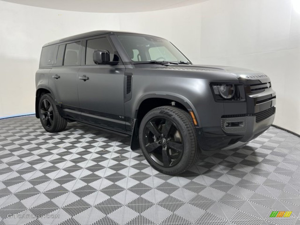 Carpathian Gray Metallic 2023 Land Rover Defender 110 V8 Exterior Photo #145239044