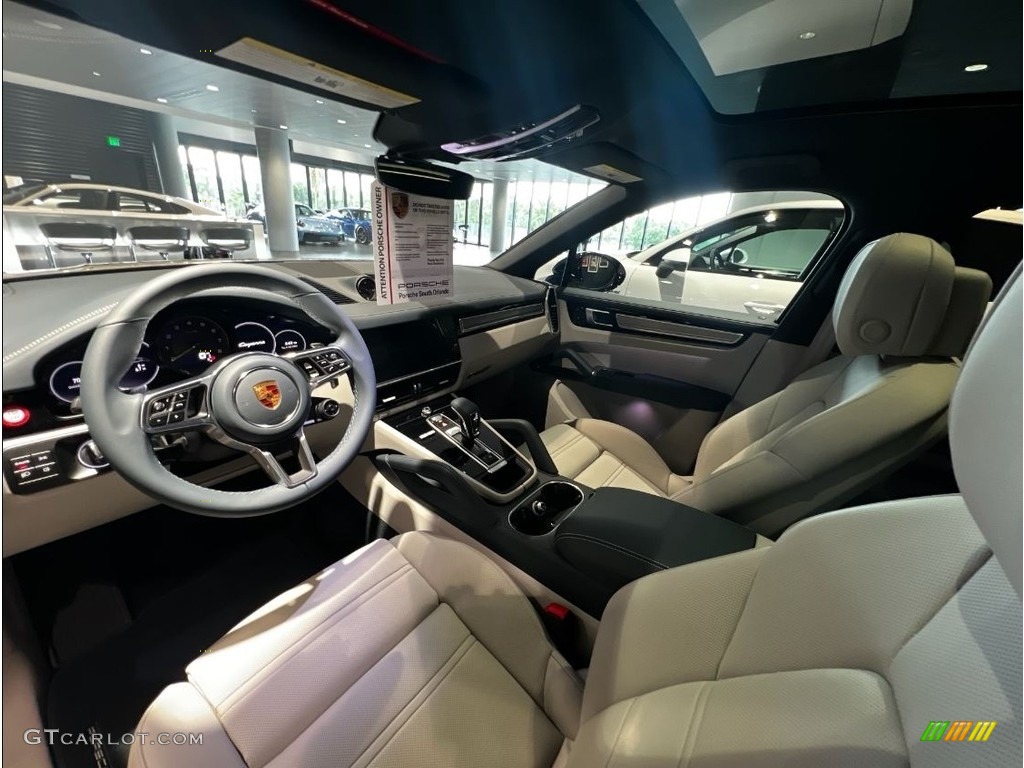 2022 Porsche Cayenne E-Hybrid Platinum Edition Coupe Front Seat Photo #145239755
