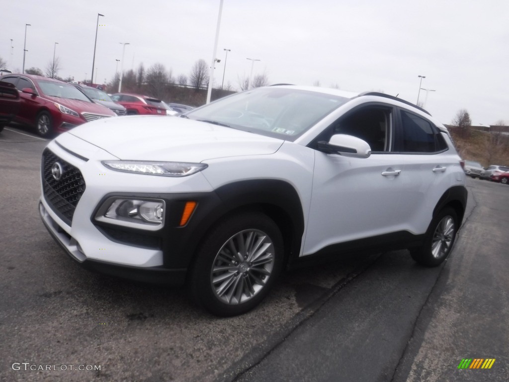 2018 Kona SEL AWD - Chalk White / Black photo #6