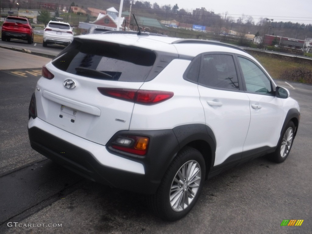 2018 Kona SEL AWD - Chalk White / Black photo #10