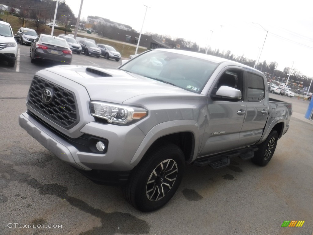 2020 Tacoma TRD Sport Double Cab 4x4 - Silver Sky Metallic / Cement photo #7