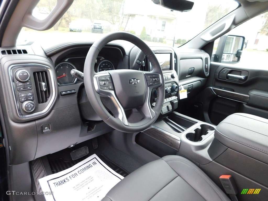 Jet Black Interior 2023 Chevrolet Silverado 2500HD LTZ Crew Cab 4x4 Photo #145241594