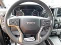 Jet Black Steering Wheel Photo for 2023 Chevrolet Silverado 2500HD #145241612