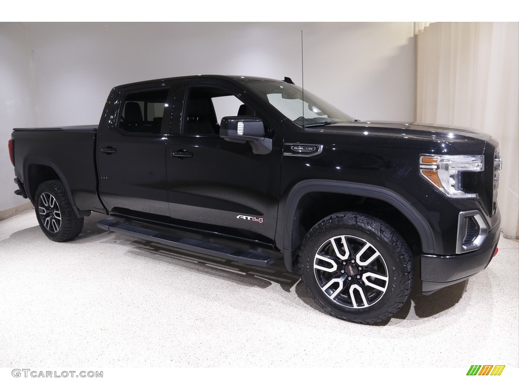 Onyx Black 2020 GMC Sierra 1500 AT4 Crew Cab 4WD Exterior Photo #145241636
