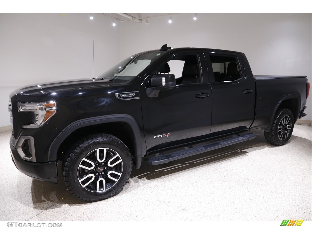 Onyx Black 2020 GMC Sierra 1500 AT4 Crew Cab 4WD Exterior Photo #145241654