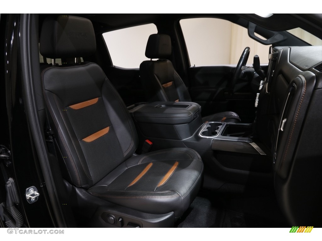 Jet Black Interior 2020 GMC Sierra 1500 AT4 Crew Cab 4WD Photo #145241771