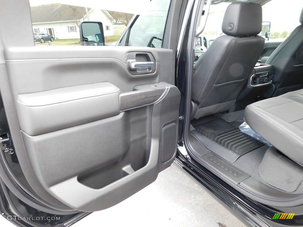 2023 Chevrolet Silverado 2500HD LTZ Crew Cab 4x4 Jet Black Door Panel Photo #145241834