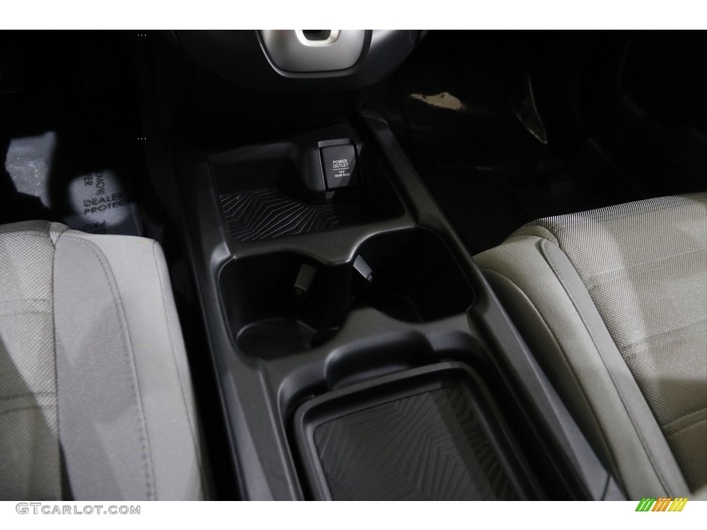 2017 CR-V LX - Obsidian Blue Pearl / Gray photo #14