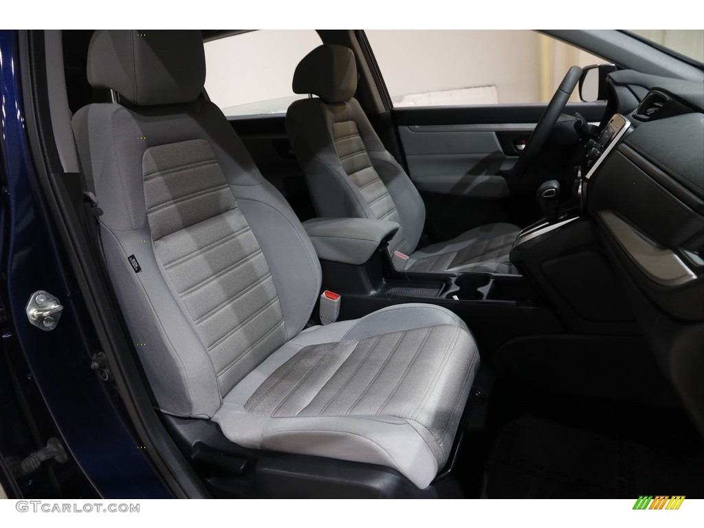 2017 CR-V LX - Obsidian Blue Pearl / Gray photo #15
