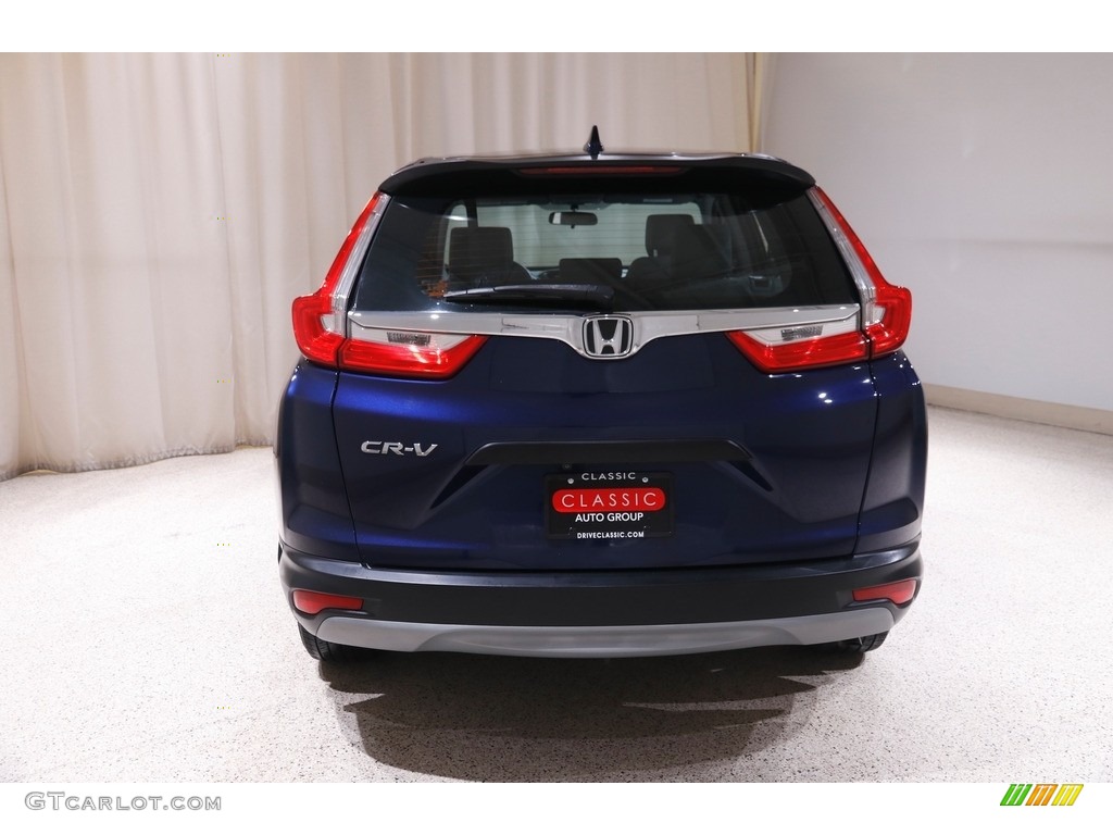 2017 CR-V LX - Obsidian Blue Pearl / Gray photo #18