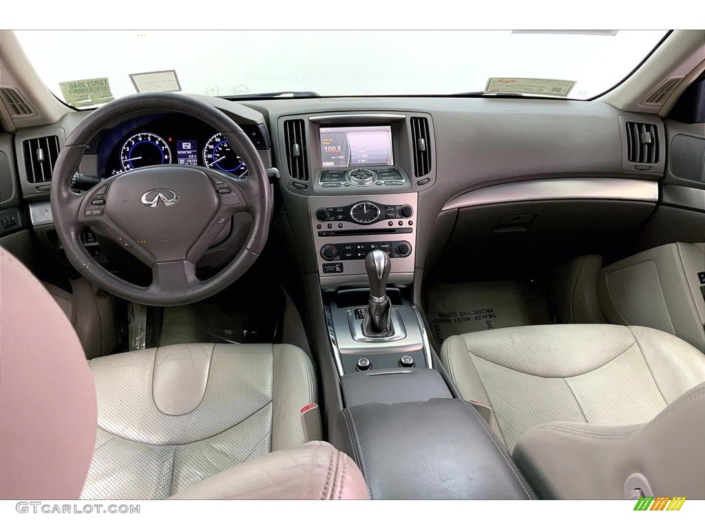 2011 G 37 Journey Coupe - Moonlight White / Stone photo #15