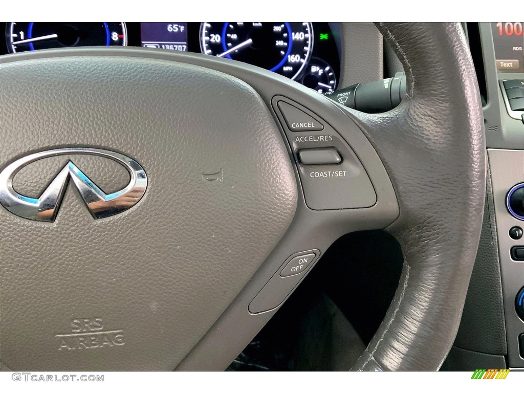 2011 G 37 Journey Coupe - Moonlight White / Stone photo #22