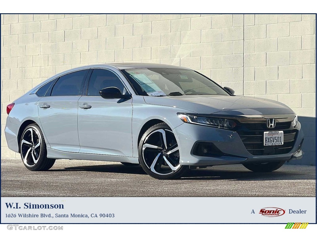 2021 Accord Sport - Sonic Gray Pearl / Black photo #1