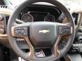 Jet Black/Umber 2023 Chevrolet Silverado 3500HD High Country Crew Cab 4x4 Steering Wheel