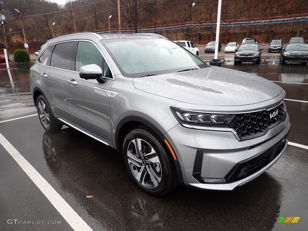 Steel Gray 2023 Kia Sorento Hybrid SX Prestige AWD Hybrid Exterior Photo #145244277