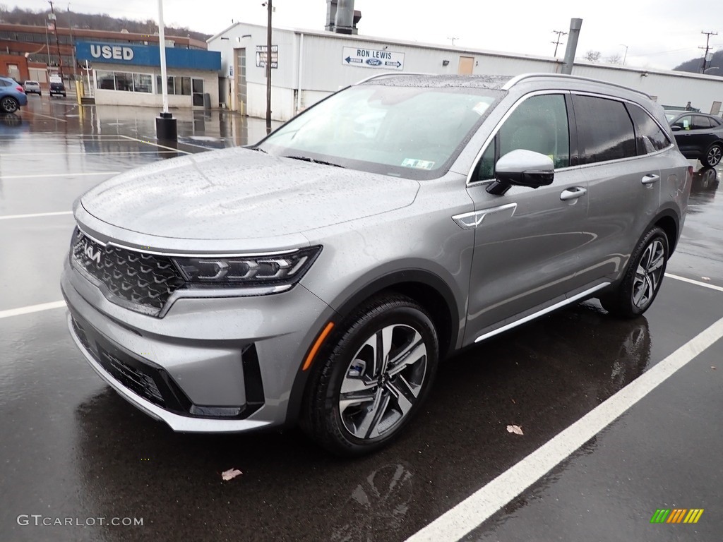 Steel Gray 2023 Kia Sorento Hybrid SX Prestige AWD Hybrid Exterior Photo #145244328