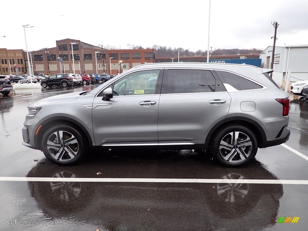 Steel Gray 2023 Kia Sorento Hybrid SX Prestige AWD Hybrid Exterior Photo #145244355