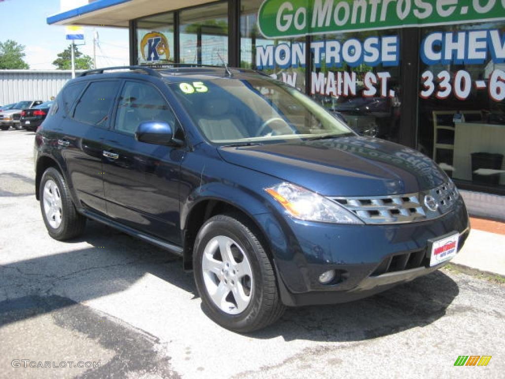 2005 Murano SL AWD - Midnight Blue Pearl / Charcoal photo #4