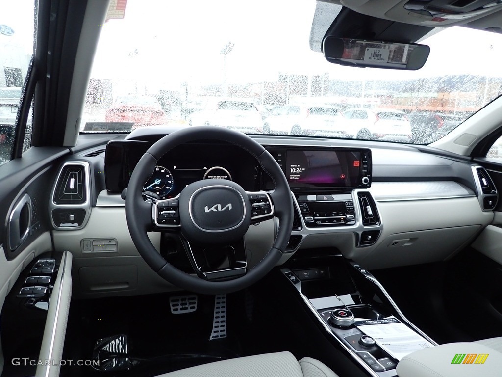 2023 Kia Sorento Hybrid SX Prestige AWD Hybrid Gray Dashboard Photo #145244520