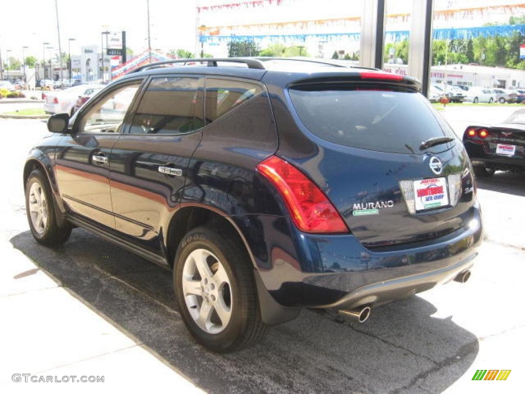 2005 Murano SL AWD - Midnight Blue Pearl / Charcoal photo #5