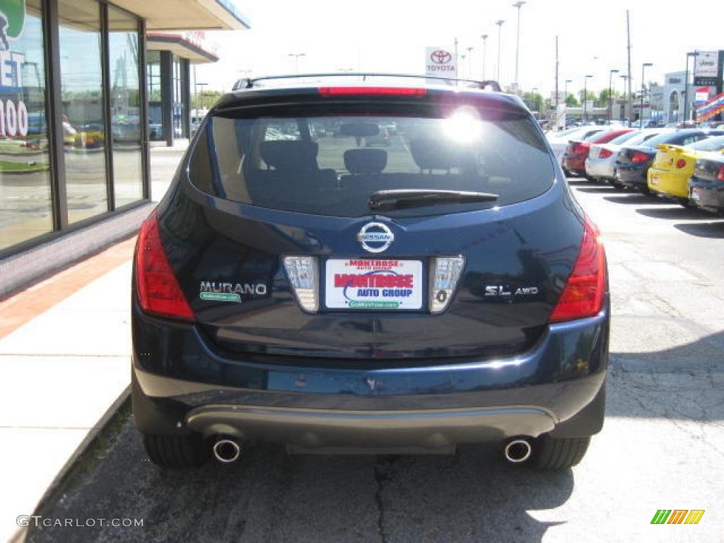 2005 Murano SL AWD - Midnight Blue Pearl / Charcoal photo #6