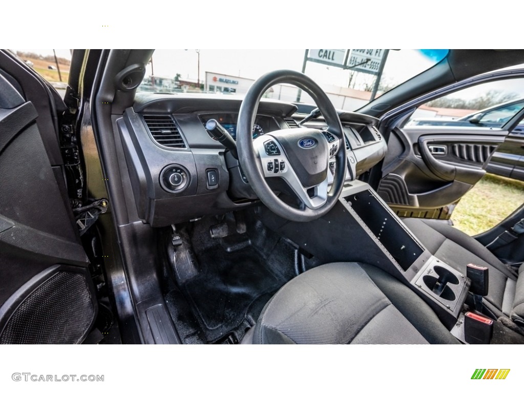 2015 Ford Taurus Police Interceptor AWD Charcoal Black Dashboard Photo #145245024