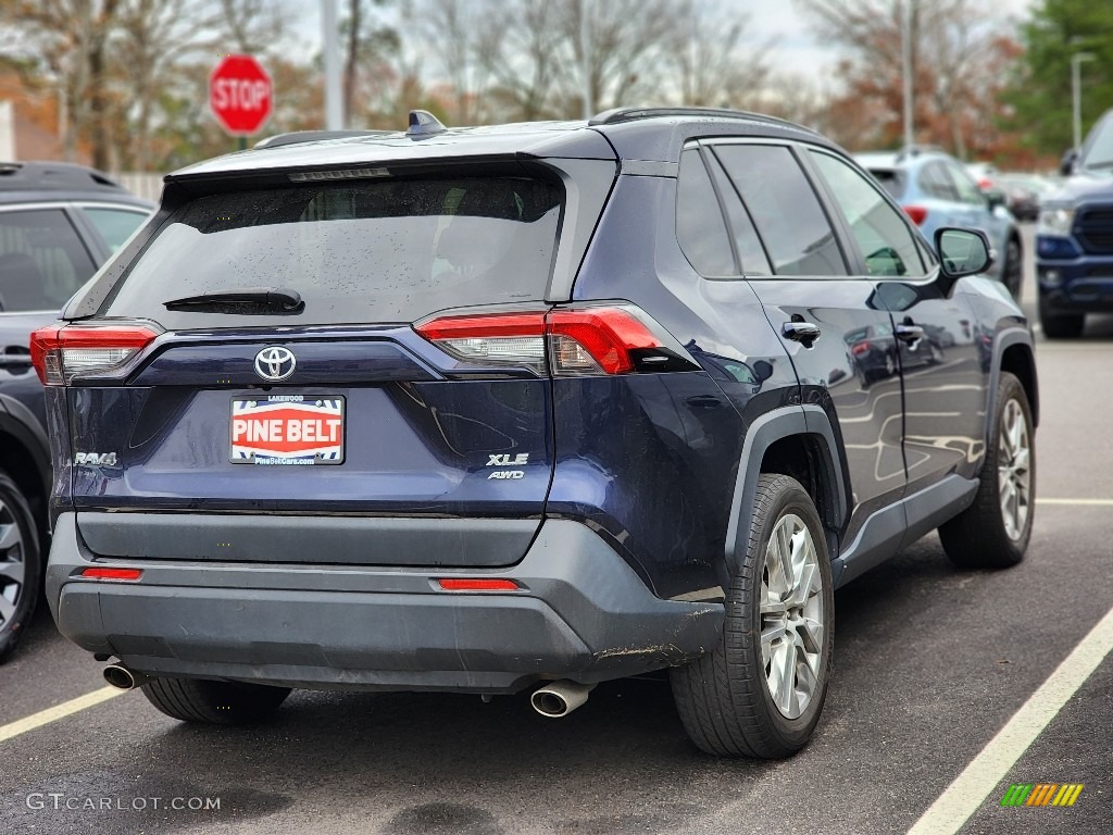 2020 RAV4 XLE Premium AWD - Blue Flame / Black photo #4