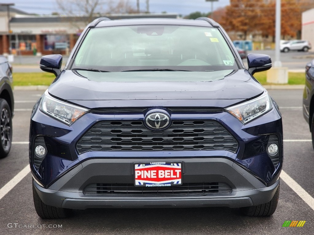 2020 RAV4 XLE Premium AWD - Blue Flame / Black photo #7