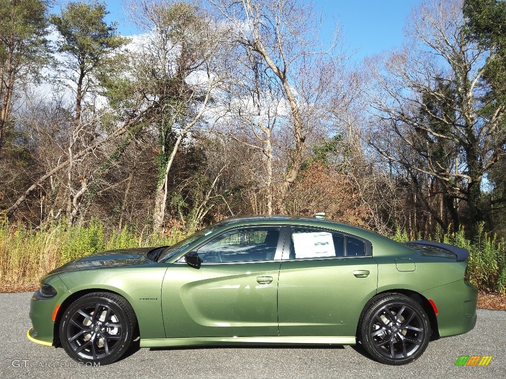 2022 Charger R/T Blacktop - F8 Green / Black photo #1