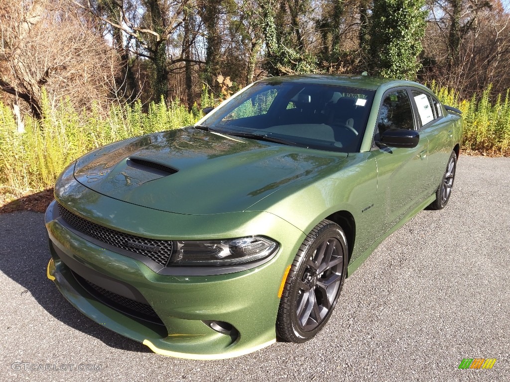 2022 Charger R/T Blacktop - F8 Green / Black photo #2
