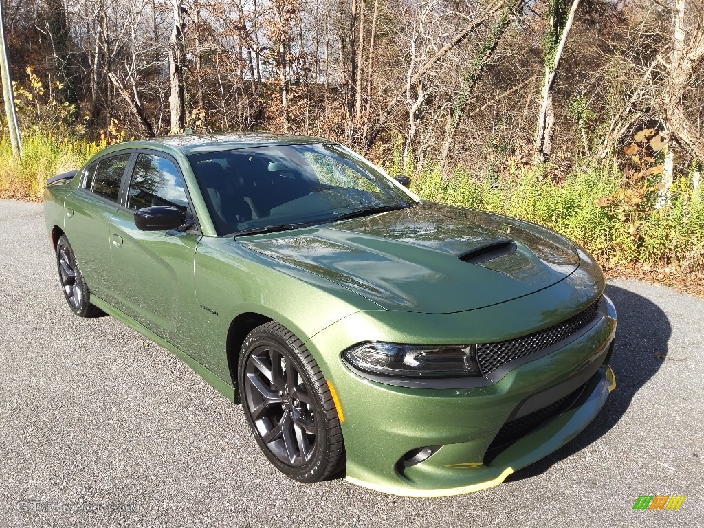 2022 Charger R/T Blacktop - F8 Green / Black photo #4