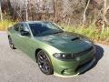 2022 F8 Green Dodge Charger R/T Blacktop  photo #4