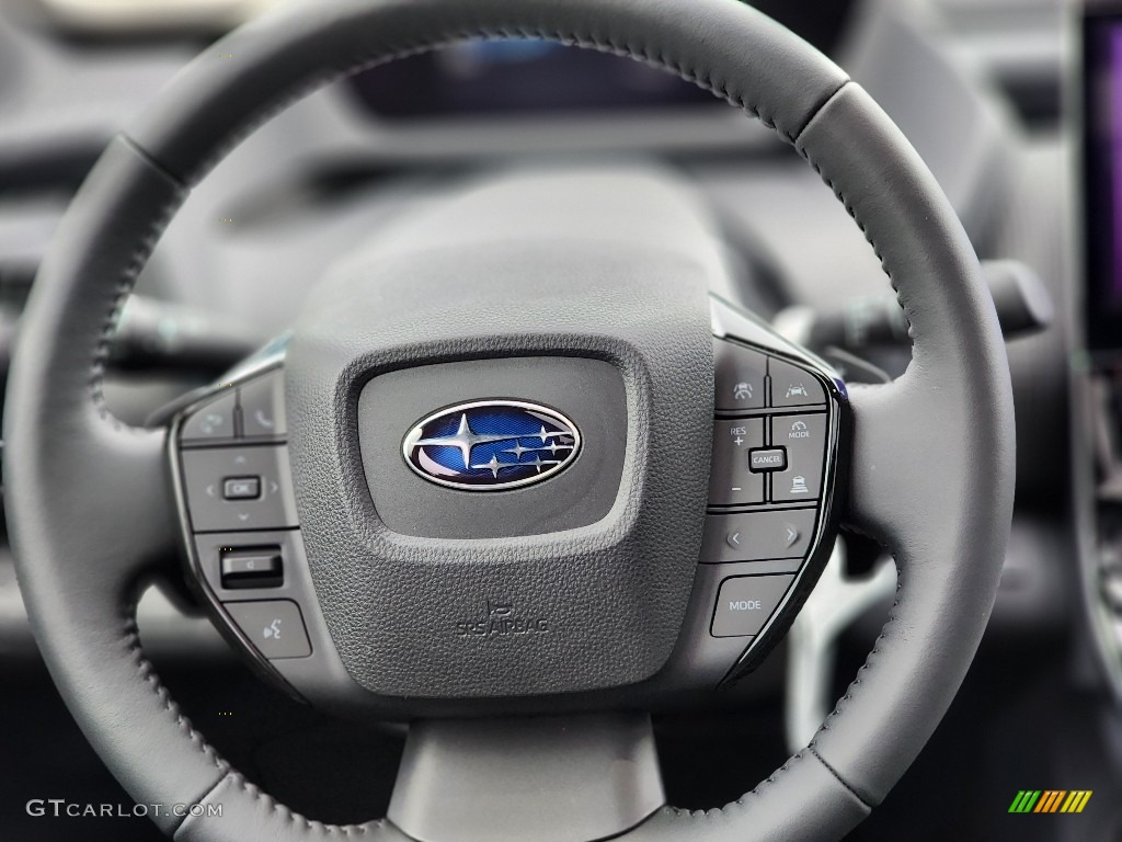 2023 Subaru Solterra Touring Black Steering Wheel Photo #145246173