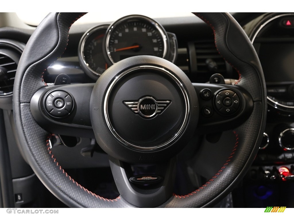 2020 Mini Hardtop Cooper S 2 Door Carbon Black Steering Wheel Photo #145247037