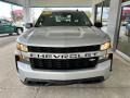 2019 Silver Ice Metallic Chevrolet Silverado 1500 Custom Double Cab 4WD  photo #3