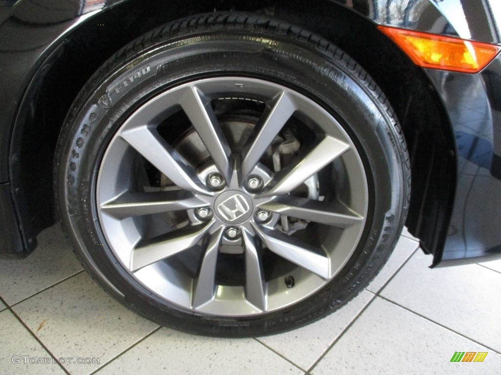 2020 Civic EX Sedan - Crystal Black Pearl / Black photo #5