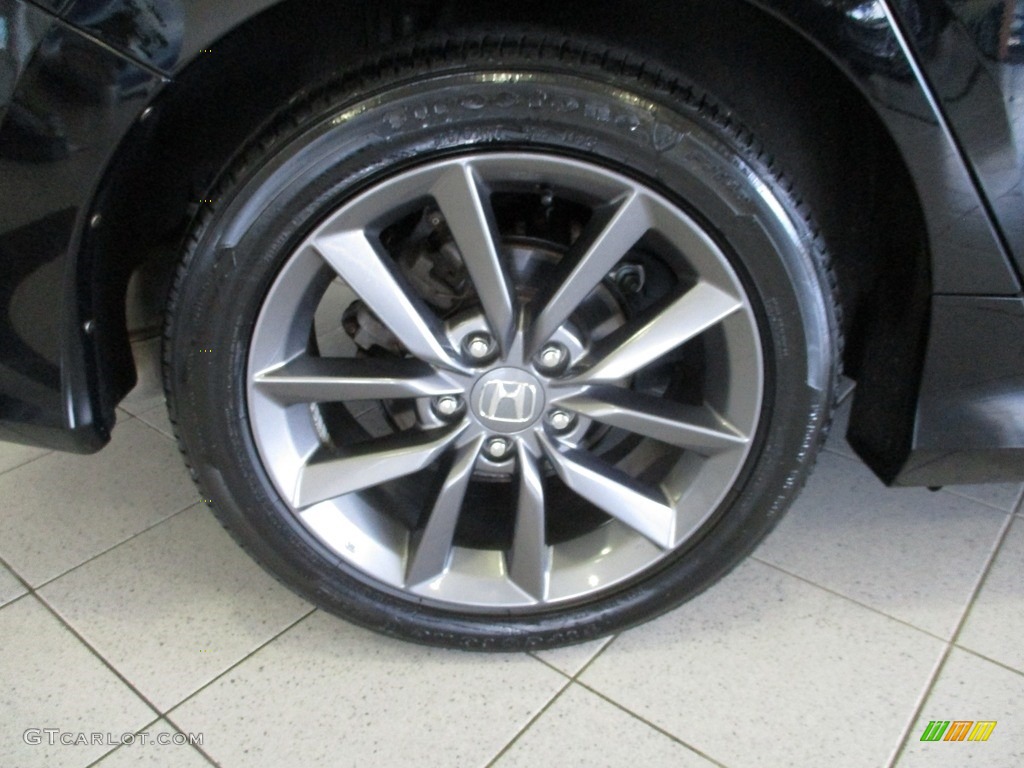 2020 Civic EX Sedan - Crystal Black Pearl / Black photo #6