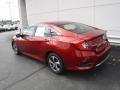 2020 Molten Lava Pearl Honda Civic LX Sedan  photo #8