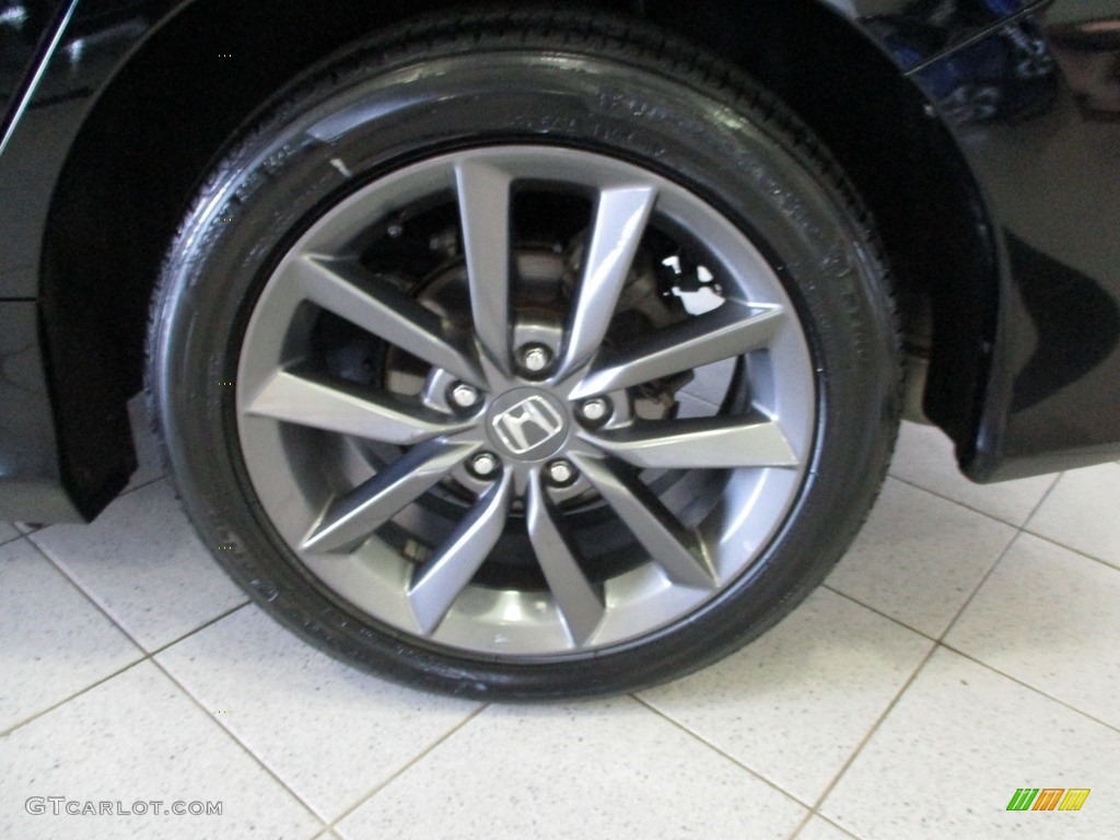 2020 Civic EX Sedan - Crystal Black Pearl / Black photo #11