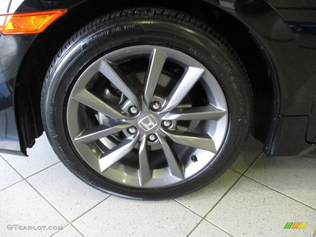 2020 Civic EX Sedan - Crystal Black Pearl / Black photo #12