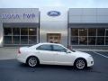 2012 White Platinum Tri-Coat Ford Fusion SEL  photo #1